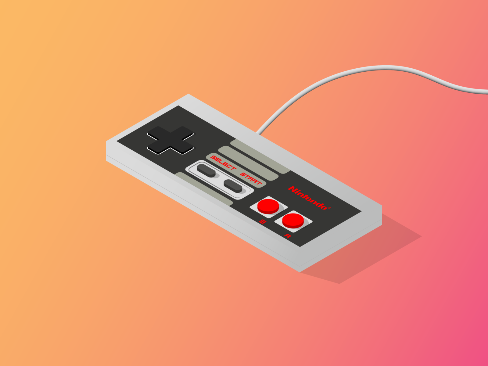 Isometric NES Controller by MATAOUI Mohammed Noureddine on Dribbble