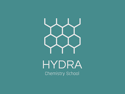 Hydra brand branding concept design designer imaginary letters logo school simple typography vector
