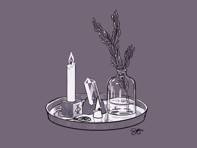 A Minimal Modern Witch's Vanity