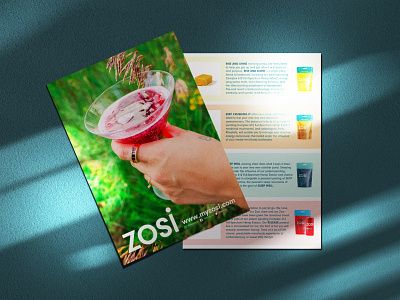 PHCG's Zosi, Flavors Info Flyer (front + back) box california cannabis design illustration logo marijuana product photography ui weed