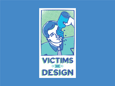 Victims of Design art branding coloful colors design doodles illustration illustrator logo vector