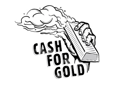 Cash For Gold art design illustration illustrator vector