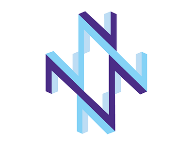 N4 identity illusion logo typography