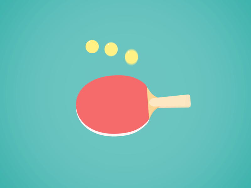 Ping Pong - A Quick Test animation loop pingpong sports