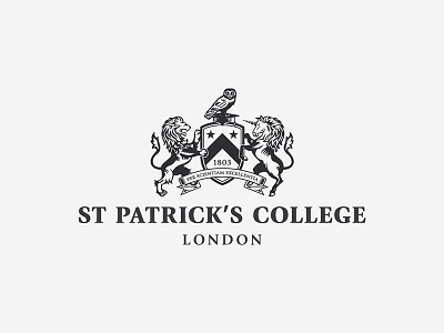 St Patrick's College Crest branding crest logo