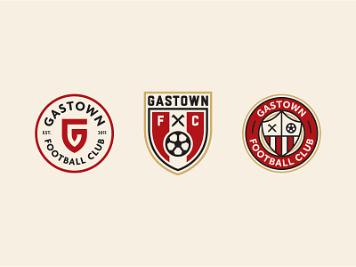 Gastown FC badge badge design badge logo crest crest logo emblem emblem design football logo gastown logo logo design shield shield logo soccer soccer badge vancouver