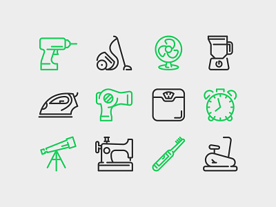 ElectroRecycle Icons appliance icon icondesign iconography icons iconset recycle vector