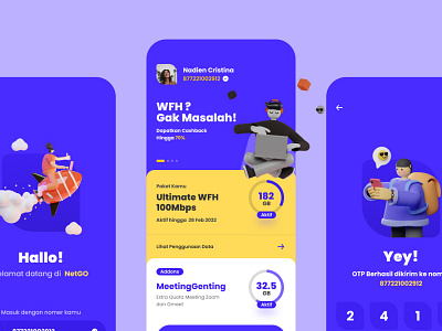 NetGo App app branding design landingpage ui uidesign uiux ux