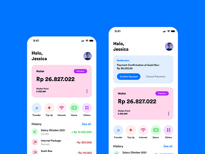 eWallet Mobile App UI Design