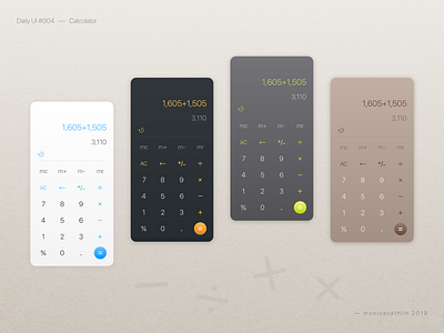 Daily UI #004 - Calculator