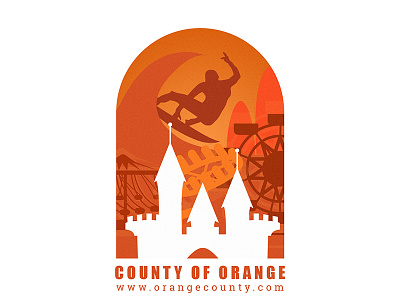 Californian Cities (Orangecounty) california city logo dana point inspiration logo