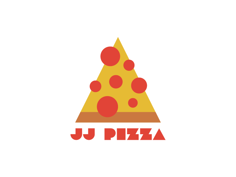 JJ Pizza pizza logo pizza design icon challenge type thirty logo challenge thirty logos logos logo design logo