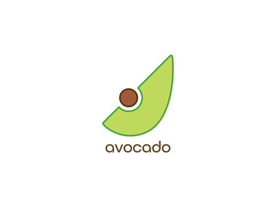 Avocado avocado brown design green icon icon design illustration logo logo design logos thirty logo challenge thirty logos type vector