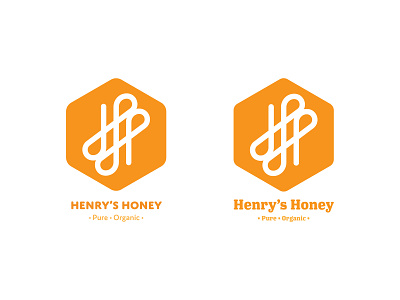 Henry's Honey design honey honeycomb logo logo design logo designer logo designs logos sans serif serif type typography vector