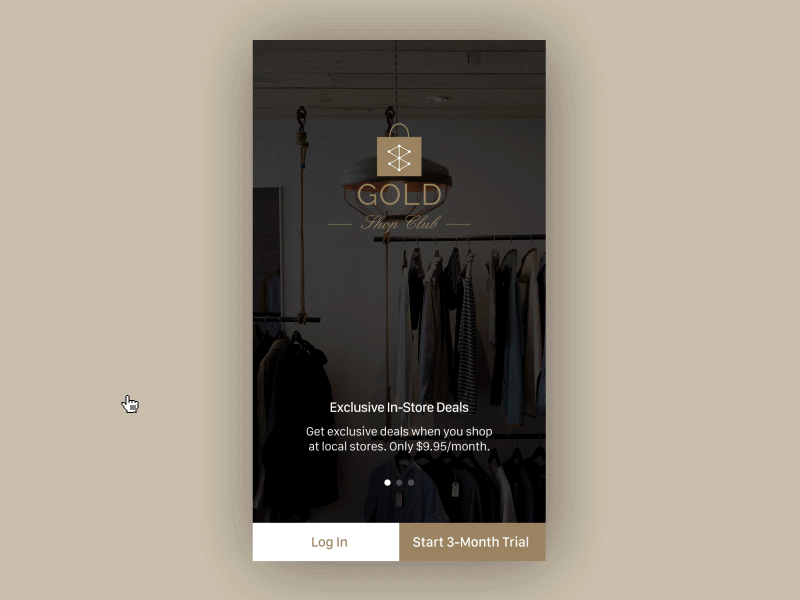 Gold app design design fashion featured interface luxury mobile design shopping ui user experience user interface ux
