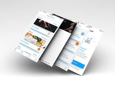 Toiyayo app design food meal plan mobile mobile design neon roots ui design user experience