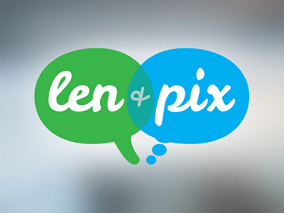 Len & Pix logo redesign design logo