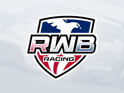 RBW Racing logo esports logo motorsports racing racing team simracing usa