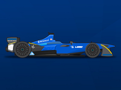 Renault e.Dams Formula E Vector