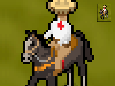 Charro pixeleado 8bit charro cowboy méxico pixel art vaquero