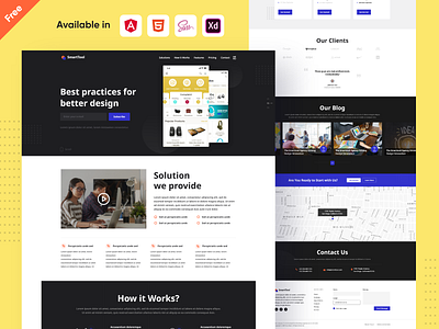 Landing Page Design | Freebies adobe photoshop angularjs bootstrap call to action contact us design download for free free html landing landing design landing page landing page concept landing page design landing page ui landingpage sass uidesign web design webdesign