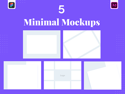 Minimal Mockups for Web App and Mobile App