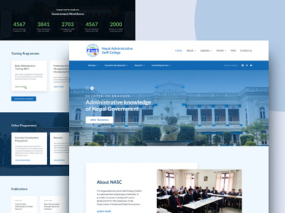 Landing page for Nepal Administrative Staff College
