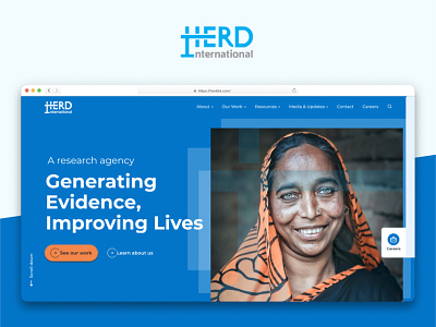 Hero banner (HERD International) design graphic design hero hero banner ui website