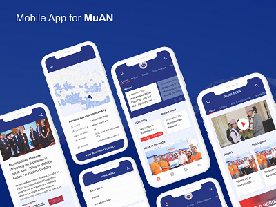 Mobile App Design for MuAN app mobile mobile app ui nepal ui ui design user experience