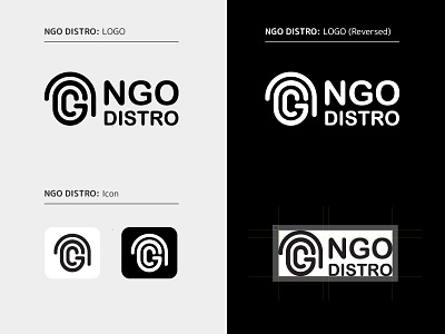 NGO Distro Logo brand identity branding design goldenratiologo logo monogram monogram logo nepal ngo nonprofit