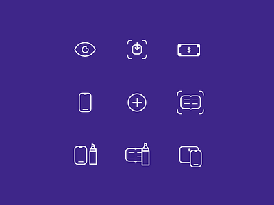 Icon Pack for Hazelnut iconography icons icons design icons pack icons set iconset illustration minimal