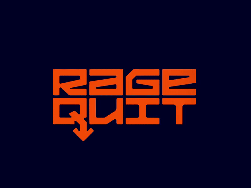 Rage Quit by Jeremy Martinez on Dribbble