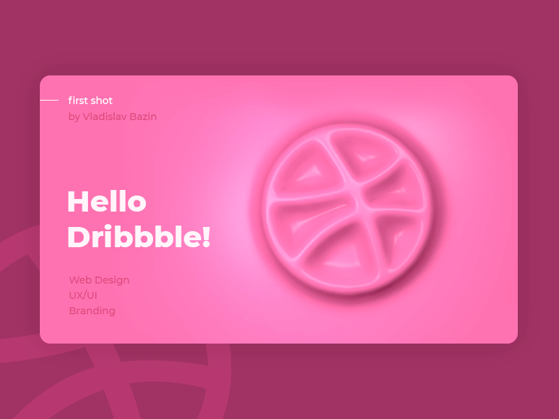 First Shot candy shot design first shot gif gum hello dribbble pink sweety web
