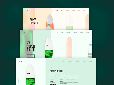 Surf shop design minimal shop surf surf shop ui ux web web design