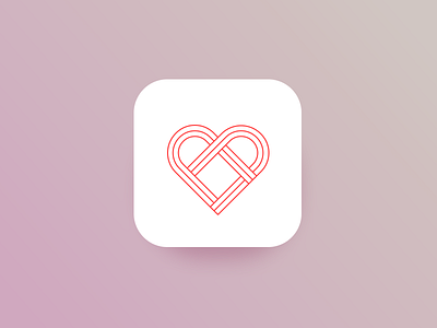 Heart icon app icon brand design icon line logo security small icons ui user experience ux