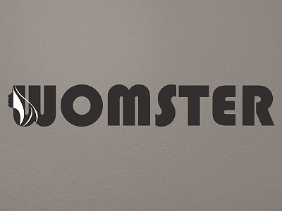 Womster graphicdesign logodesign typography