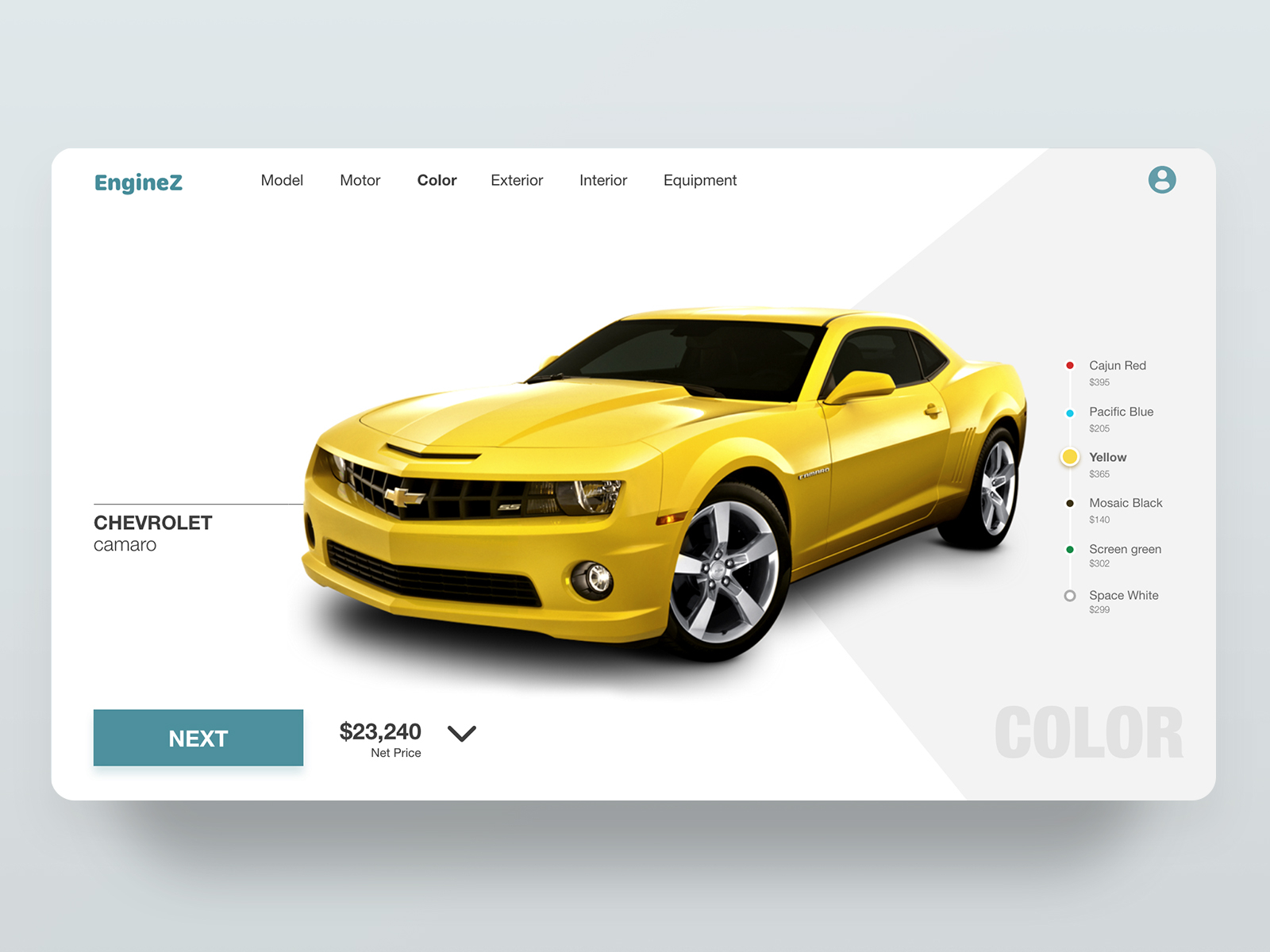 Car customization by Adedoyin Okunade on Dribbble