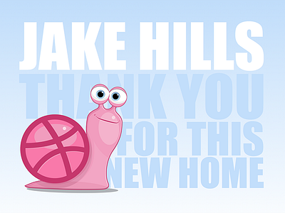 Thank you! dribbble dribbble invite dribbbleinvite home illustration invite snail thank you thankyou