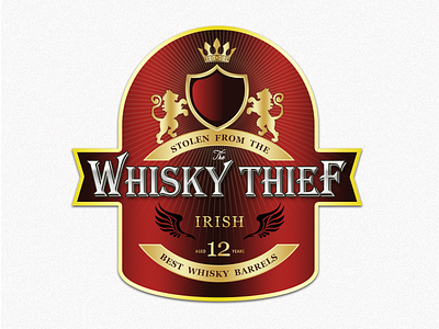 Whisky Thief branding design identity label logo product sticker whiskey whisky