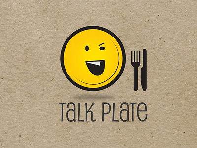Talk Plate food fork hangout knife plate restaurant talk