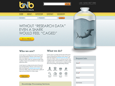 Web design for b2b Research