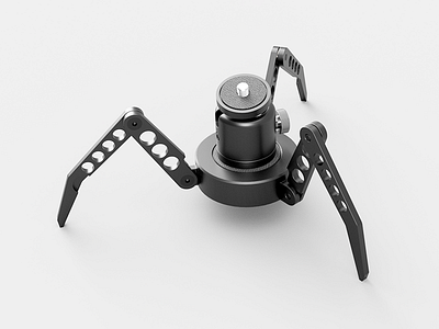 Spider Legs 3d camera camera head claws concept head legs metal model render spider