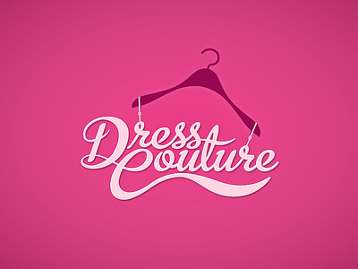 Dress Couture branding clothes design dress fabric fashion gown logo robe textile wedding