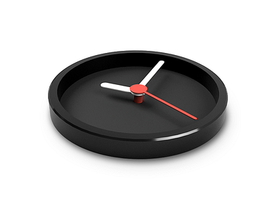 Its time 3d clock concept illustration time watch