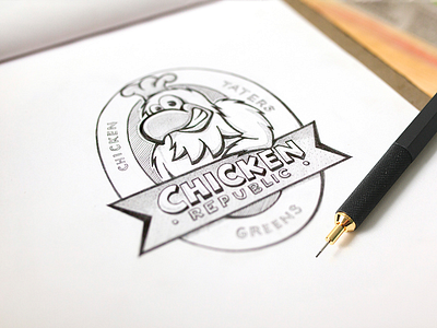 Pencil Sketching a logo concept