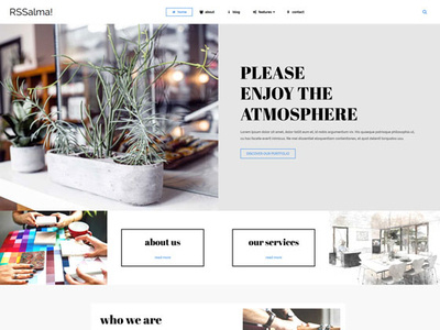 RSSalma! - Business Joomla Template agency business design joomla minimal premium template