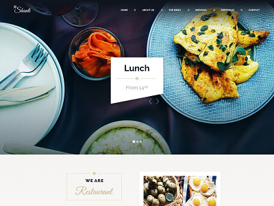 RSShanti! - design food food menu joomla designs joomla template restaurant restaurant design template