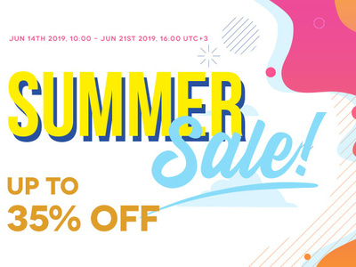 SUMMER SALE - up to 35% OFF