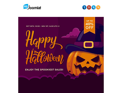 Happy #Halloween to you🎃 discounts joomla joomla extensions joomla template