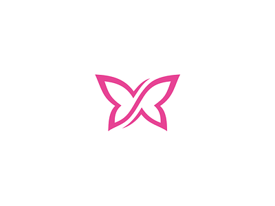 Butterfly logo animal beauty brand butterfly icon infinity insect logo mascot symbol vector wings